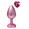Dream Toys Gleaming Love Pearl - Korek analny z serduszkiem, różowy, M