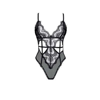 Beauty Night Peyton - Koronkowe body, czarne