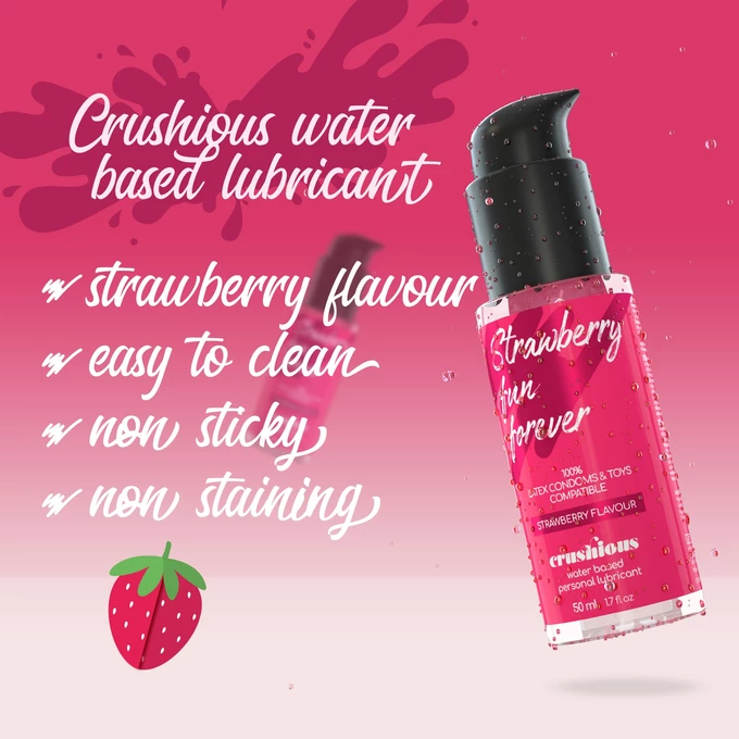 Cruhsious Strawberry Flavour - Lubrykant smakowy, truskawka