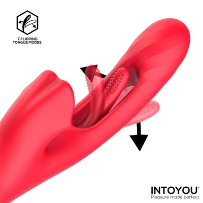 Intoyou Grant -  Vibrátor králíka s rotační funkcí a simulací orálního sexu