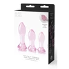 Dream toys Glaze Glass Rosebud - Zestaw korków analnych