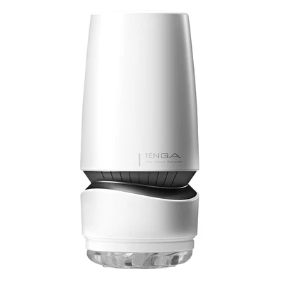 Tenga Aero Silver Ring - Klasický masturbátor s sacím efektem a spirálovou strukturou