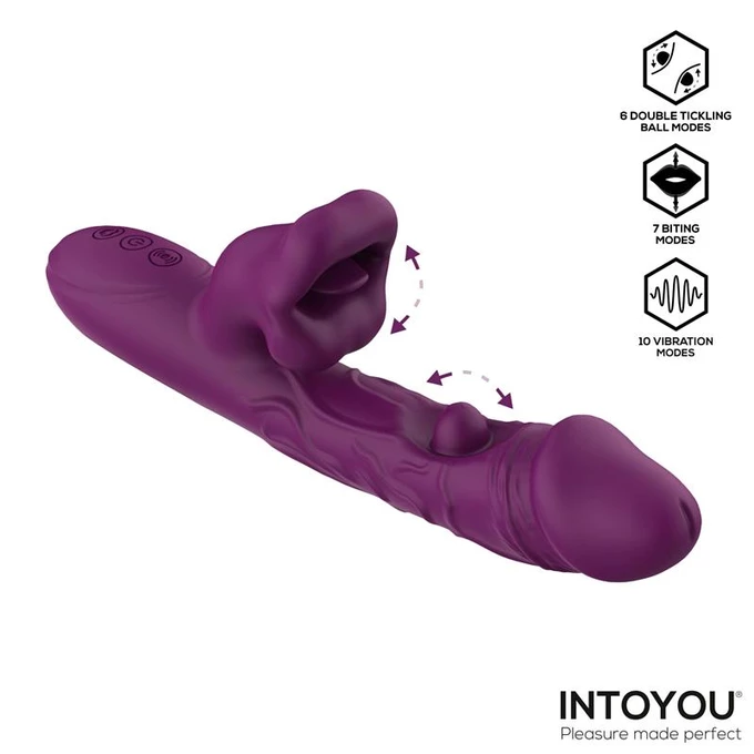Intoyou Bella Vibe - Vibrátor s motivem králíčka, simulující orální sex