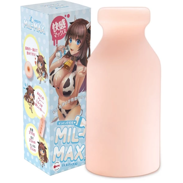 XTC Japan Mil-Max The milk Bottle - Klasický masturbátor ve tvaru lahve