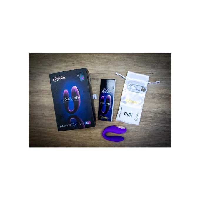 B Series Double Fun - Vibrátor s vajíčkem, ovládaný aplikací