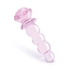 Dream toys Glaze glass Rosebud - Szklany korek analny z różą