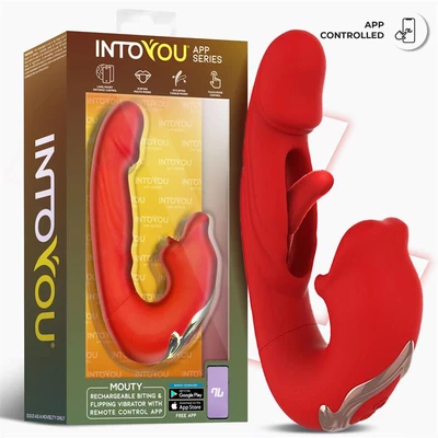 Intoyou Mouty Vibe - Vibrátor králíka s pohyblivým jazykem a simulací orálního sexu