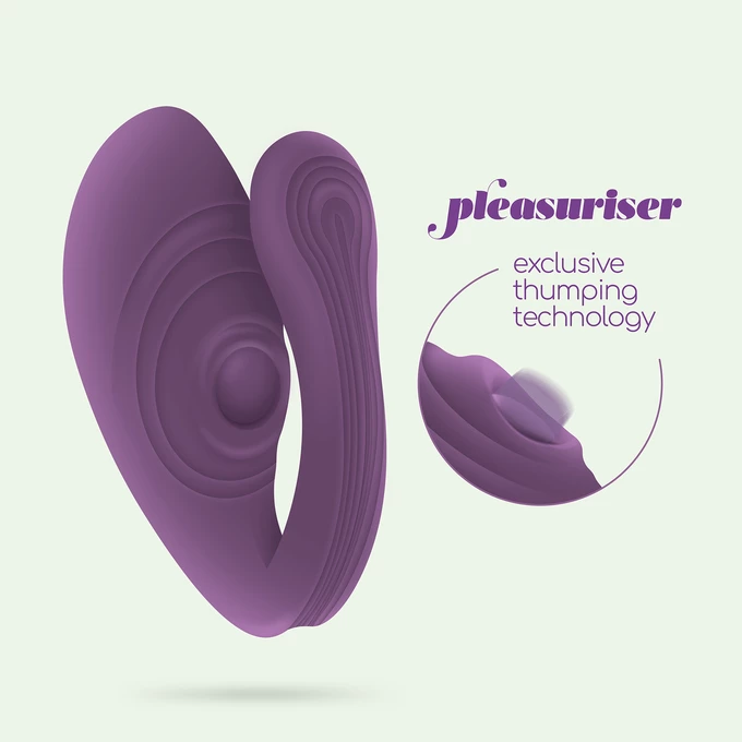 Crushious Pleasuriser - Vibrační vajíčko ovládané dálkovým ovladačem, s lubrikantem zdarma