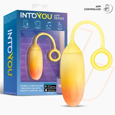 IntoYou Double Layer Egg - Vibrující vajíčko, ovládané aplikací