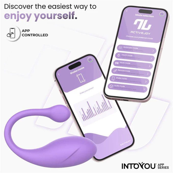 Intoyou Bulby - Wibrujące jajeczko sterowane aplikacją, Fioletowe
