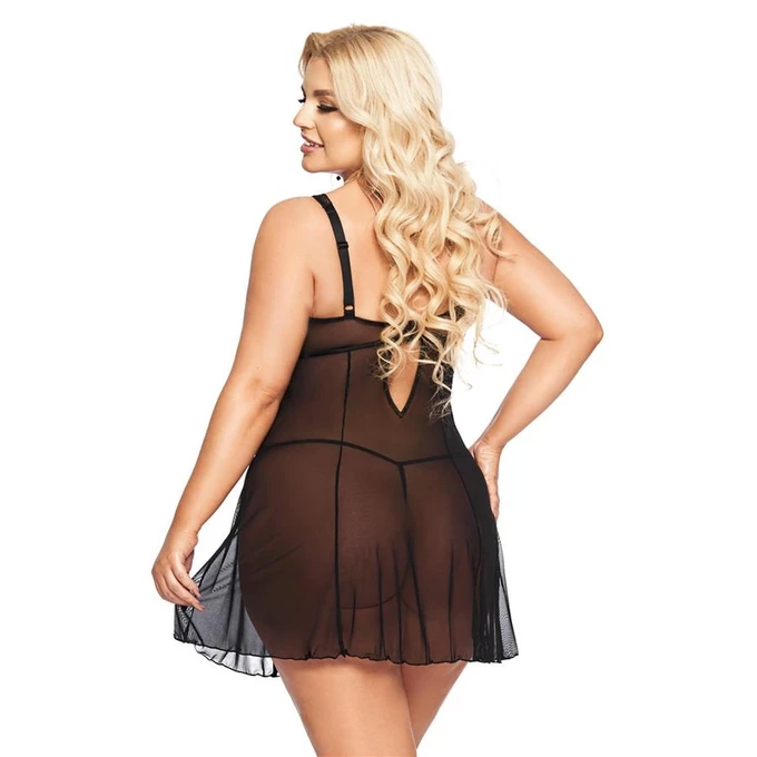 Softline Berta - Zwiewna koszulka, czarna