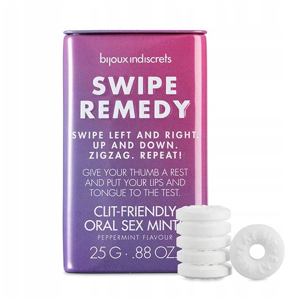 Bijoux Indiscrets Swipe Remedy - Mentolové bonbóny pro orální sex