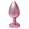 Dream Toys Gleaming Love Pearl - Korek analny z serduszkiem, różowy, L