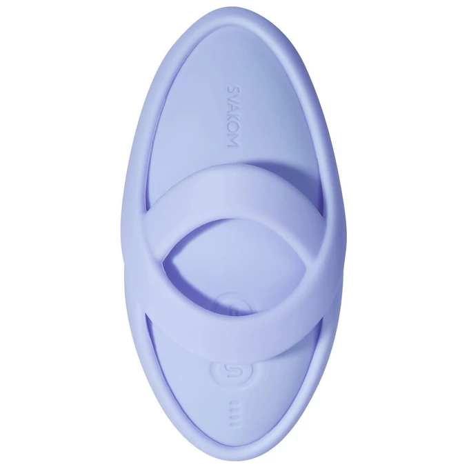 Svakom Echo 2 – Mini vibrátor na prst s odnímatelným pouzdrem a funkcí ohřevu, Fialový