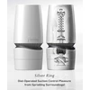 Tenga Aero Silver Ring - Klasický masturbátor s sacím efektem a spirálovou strukturou
