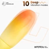 IntoYou Double Layer Egg - Wibrujące jajeczko, sterowane aplikacją, żółte
