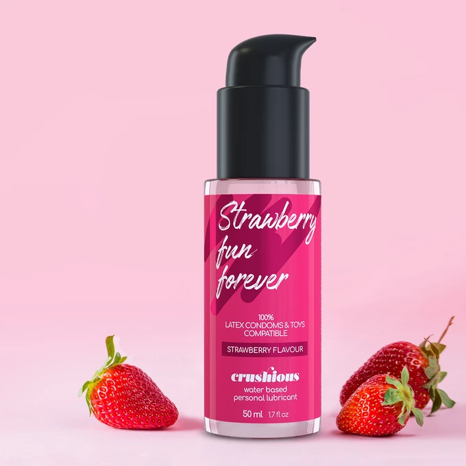 Cruhsious Strawberry Flavour - Lubrikant s příchutí, jahoda