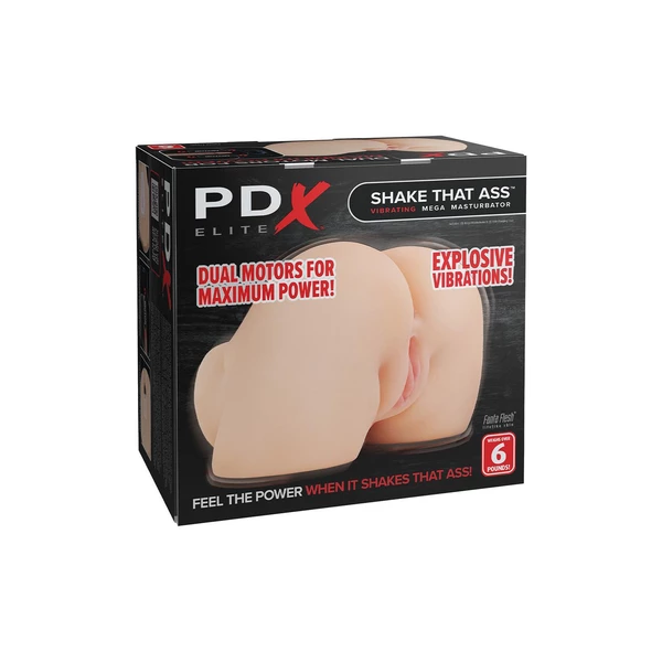 Pipedream PDX Elite Shake That Ass - naturalistický vibrační masturbátor
