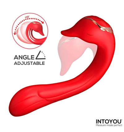 Intoyou Swana - Vibrátor bodu G s funkcí pohyblivého jazyka a nastavitelným tělem