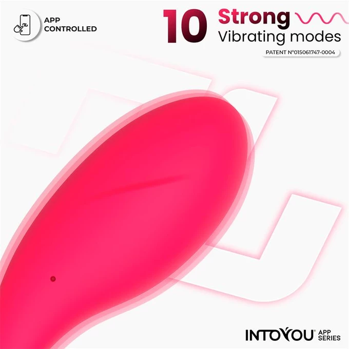 Intoyou Bulby - Vibrační vajíčko ovládané aplikací, růžová
