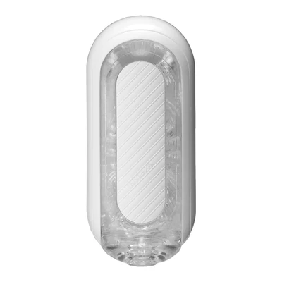 Tenga Flip 0 Gravity - Klasický masturbátor s efektem sání a tlaku, bílý