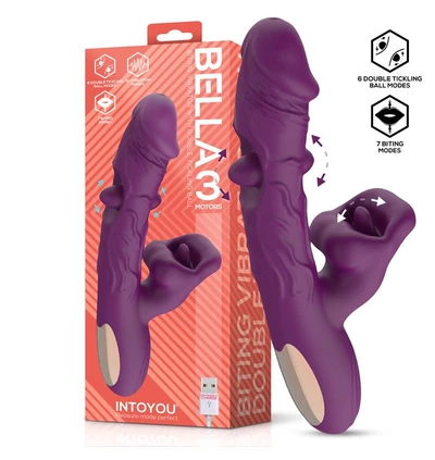 Intoyou Bella Vibe - Vibrátor s motivem králíčka, simulující orální sex