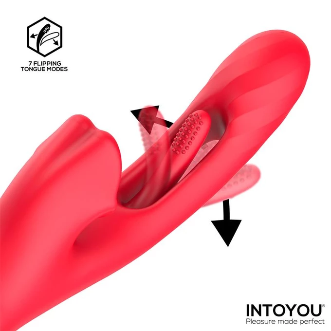Intoyou Grant -  Vibrátor králíka s rotační funkcí a simulací orálního sexu