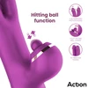 Action Nico Vibe - Dvouhřídelový vibrátor s klitoriálním masážním přístrojem