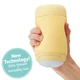 Tenga Puffy Custard Yellow - Klasický masturbátor s měkkou texturou