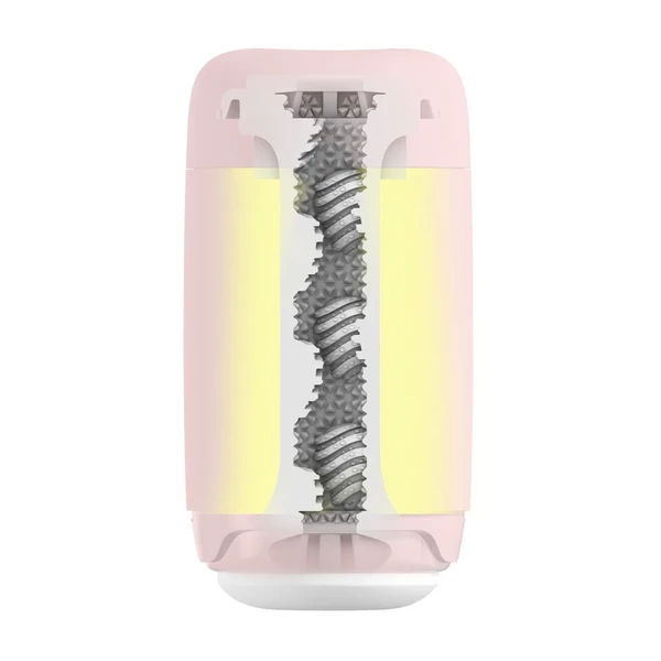Tenga Puffy Strawberry pink  -  Klasický masturbátor s měkkou texturou