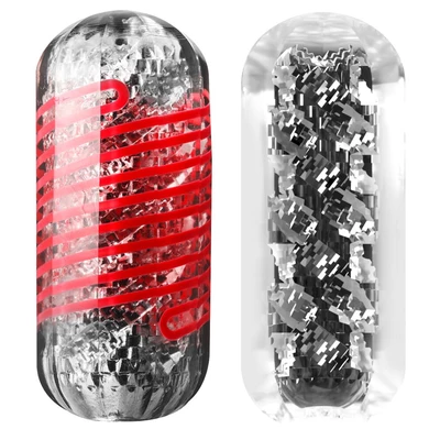 Tenga Spinner DX 02 Bumps - Klasický masturbátor s rotačním efektem