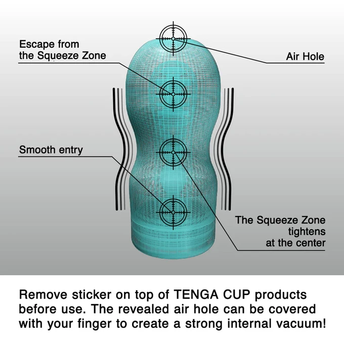 Tenga Original Vacuum Cup Extra Gentle - Masturbátor 