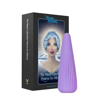Fairygasm IcyCone - Wibrator w klasyczny, fioletowy
