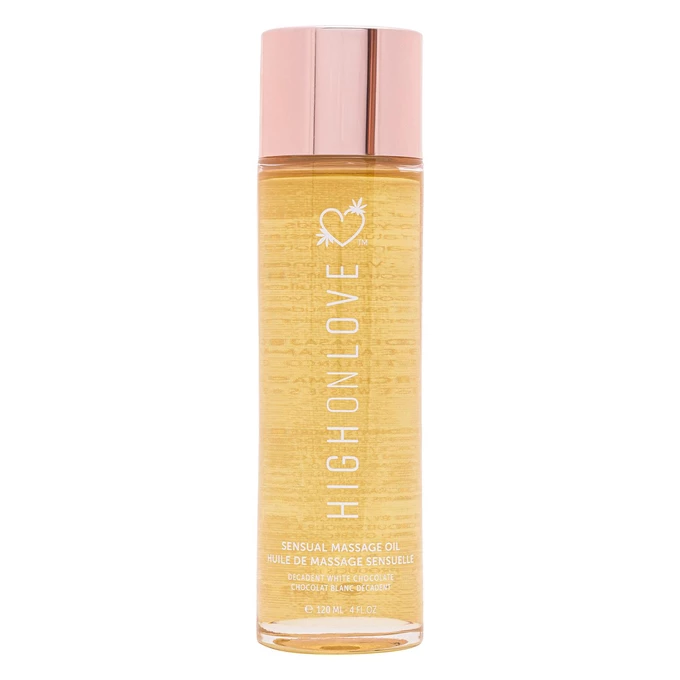 High on love Massage Oil  120Ml - Olejek do masażu, Biała czekolada