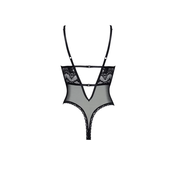 Beauty Night Peyton - Koronkowe body, czarne