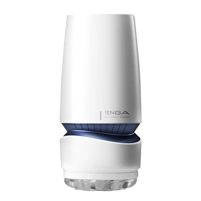 Tenga Aero Cobalt Ring - Klasický masturbátor s sacím efektem a spirálovou strukturou