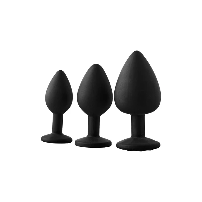 Dream toys Anal training kit - Zestaw korków analnych z diamentem
