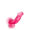 B Yours Sweet N hard 7 - Dildo klasyczne z przyssawką, różowe