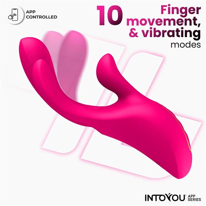 Intoyou Derek Vibe - Multifunkční vibrátor se 4 rameny, ovládaný aplikací