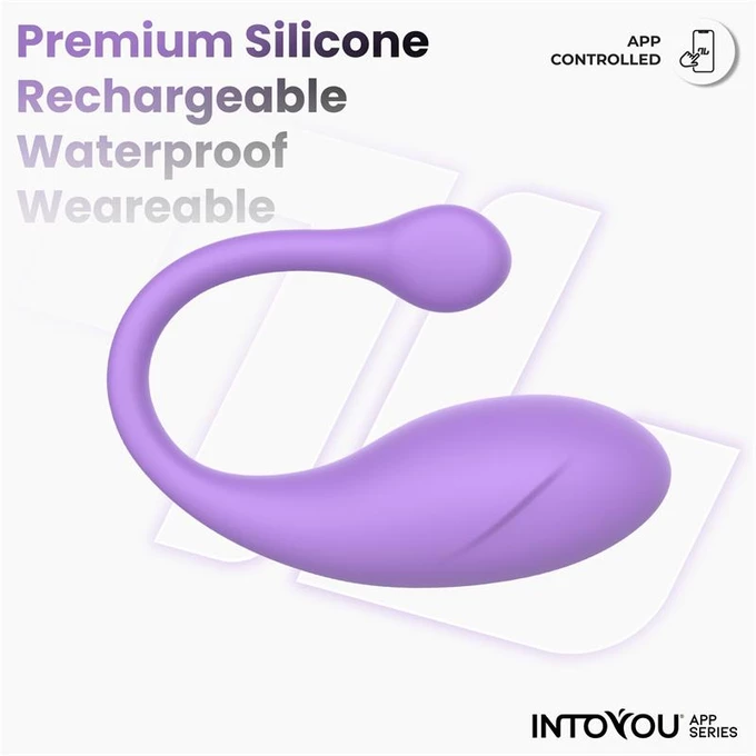 Intoyou Bulby - Wibrujące jajeczko sterowane aplikacją, Fioletowe