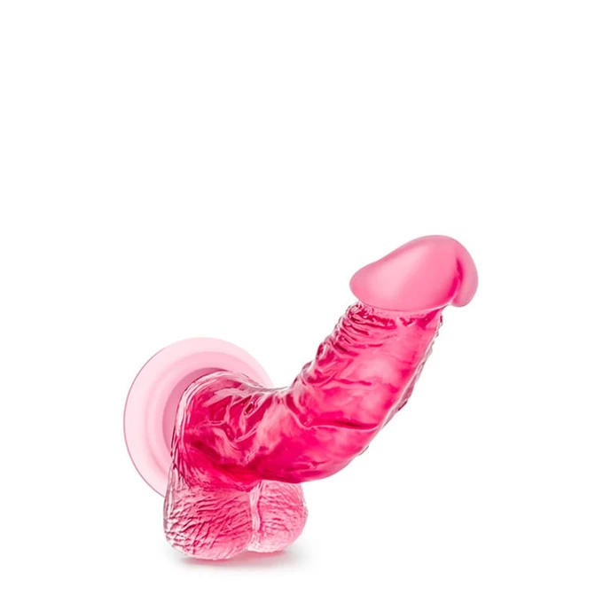 B Yours Sweet N hard 7 - Dildo klasyczne z przyssawką, różowe