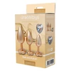 Dream toys Gleaming Love pearl gold - Zestaw korków analnych, z serduszkiem