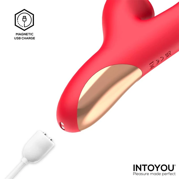 Intoyou Grant -  Vibrátor králíka s rotační funkcí a simulací orálního sexu