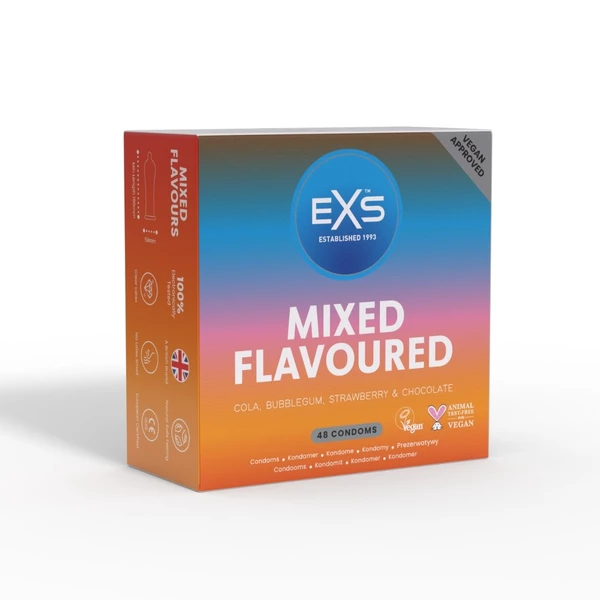 EXS Mix Flavoured - kondomy, 48 ks