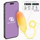 IntoYou Double Layer Egg - Wibrujące jajeczko, sterowane aplikacją, żółte