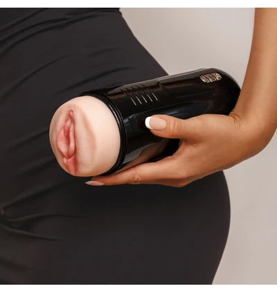 Shequ Truda Vibration and Suction - Masturbator Wibrujący z funkcją ssania