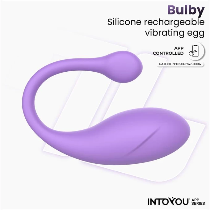 Intoyou Bulby - Wibrujące jajeczko sterowane aplikacją, Fioletowe