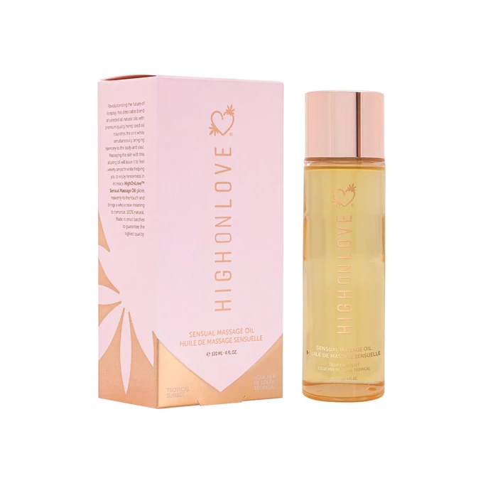 High on love Massage Oil 120Ml - Olejek do masażu, owoce egzotyczne
