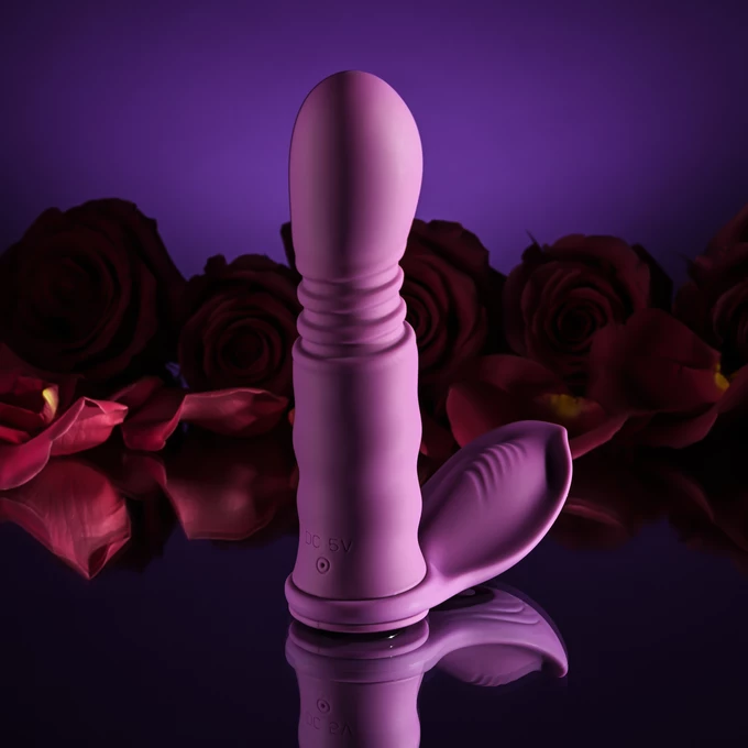 Playboy Match Play - Podwójny wibrator z funkcją pulsacji, z możliwością używania oddzielnie