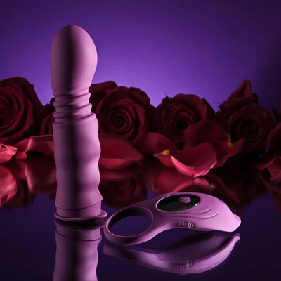 Playboy Match Play - Podwójny wibrator z funkcją pulsacji, z możliwością używania oddzielnie